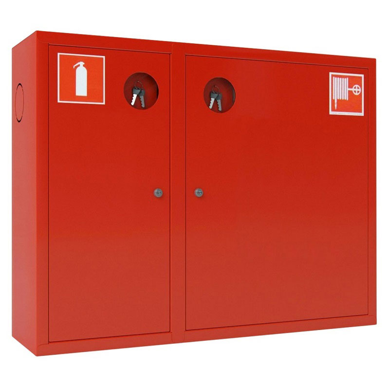 Шкаф пожарный ШПК-315 НЗК (навесной, закрытый, красный) 840х650х230