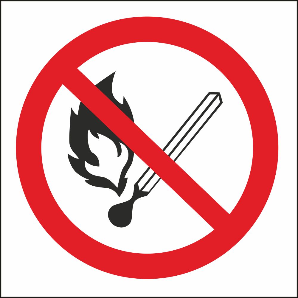 5.2 Запрещается пользоваться открытым огнем и курить
