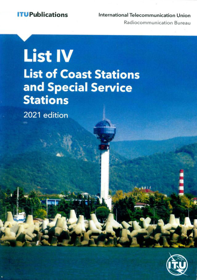 List of Coast Stations and Special Service Stations (List IV) Edition of 2021 = том 4 "Список берего