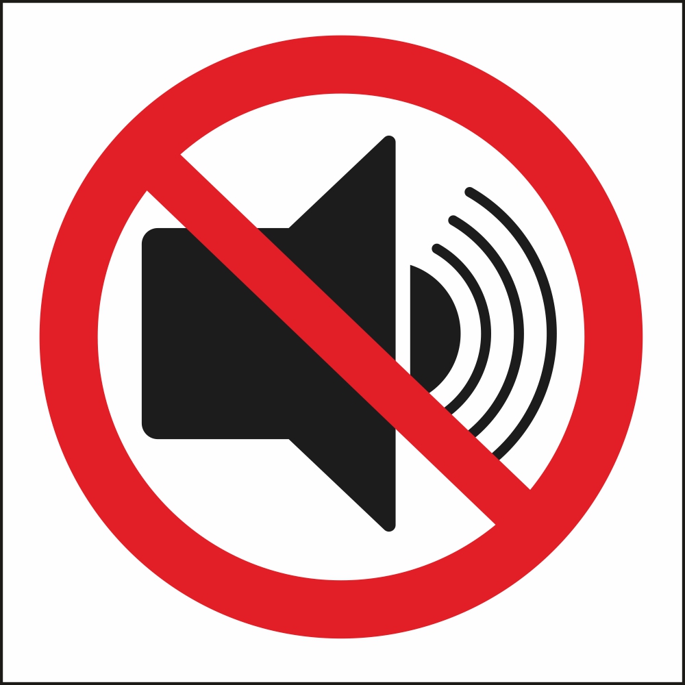 5.23 Запрещено шуметь