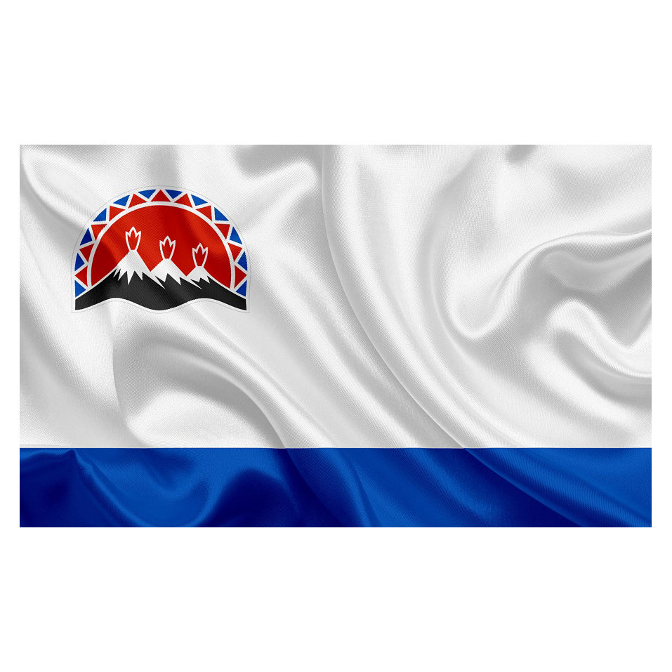 Флаг Камчатского края 90 х 135 см